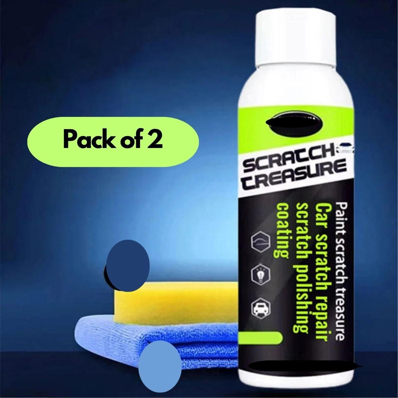 Scratch Creasure - Car Scratch Remover Polish (200ml x 2) | Instant DIY Paint Restoration