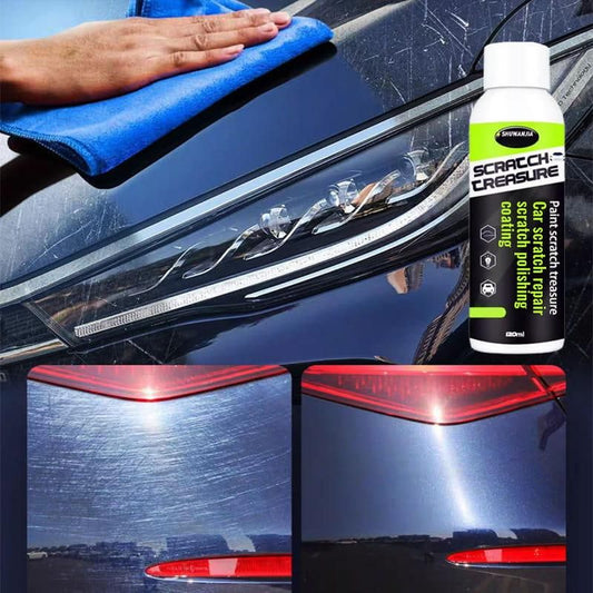 Scratch Creasure - Car Scratch Remover Polish (200ml x 2) | Instant DIY Paint Restoration